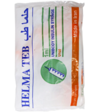 تصویر 1 از قیمت سرنگ انسولین یکپارچه حلما طب 30G